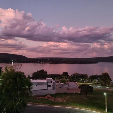 Enseada Nautico Apart Flat I Vista Para O Lago Corumba Caldas Novas Eksteriør billede