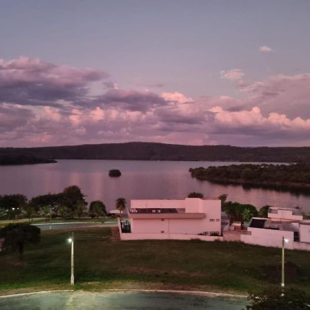 Enseada Nautico Apart Flat I Vista Para O Lago Corumba Caldas Novas Eksteriør billede