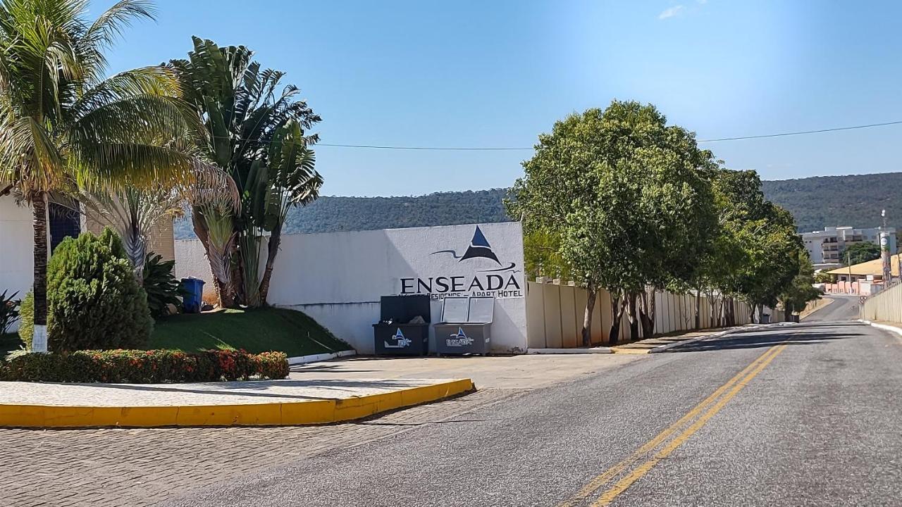 Enseada Nautico Apart Flat I Vista Para O Lago Corumba Caldas Novas Eksteriør billede