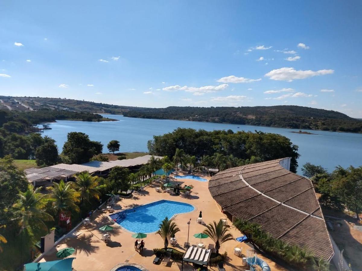 Enseada Nautico Apart Flat I Vista Para O Lago Corumba Caldas Novas Eksteriør billede