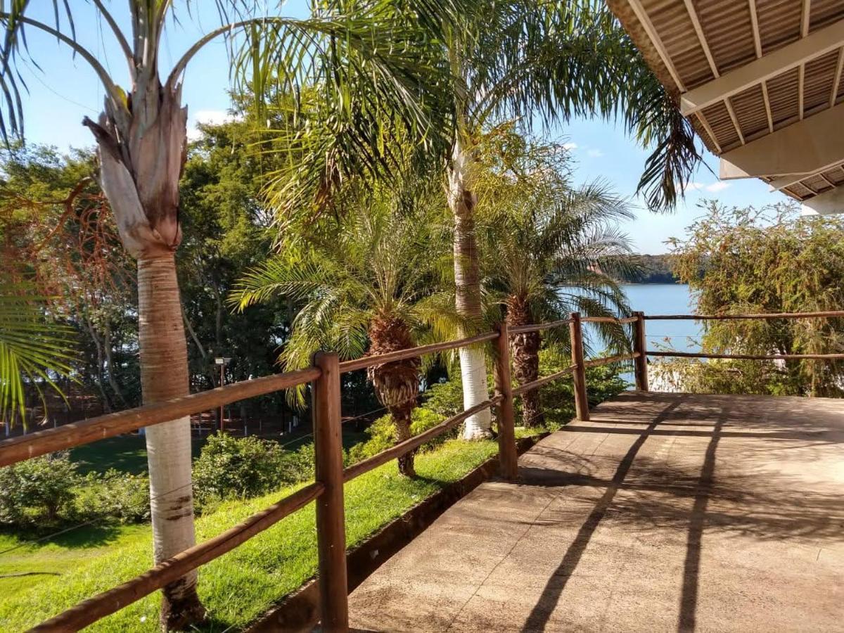 Enseada Nautico Apart Flat I Vista Para O Lago Corumba Caldas Novas Eksteriør billede