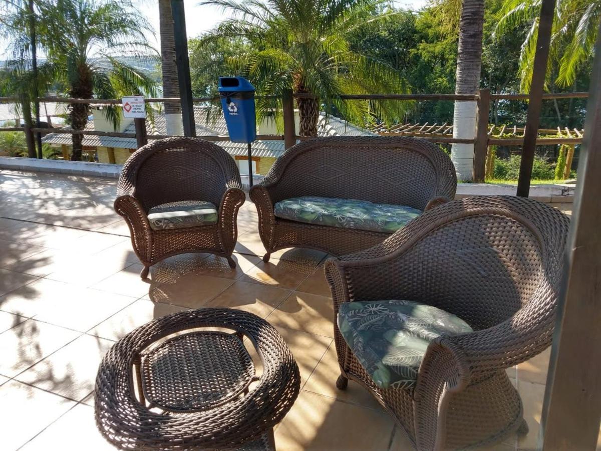 Enseada Nautico Apart Flat I Vista Para O Lago Corumba Caldas Novas Eksteriør billede