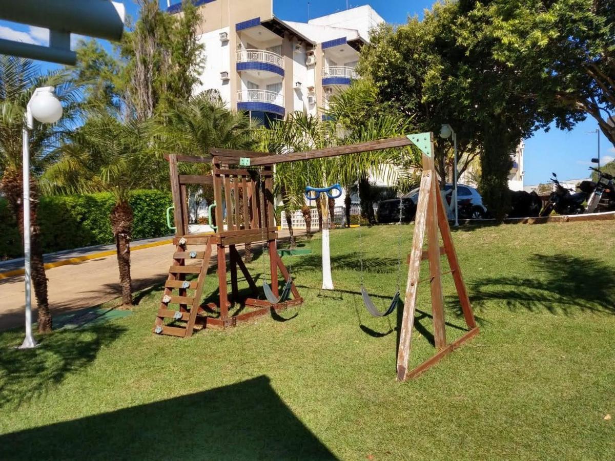 Enseada Nautico Apart Flat I Vista Para O Lago Corumba Caldas Novas Eksteriør billede