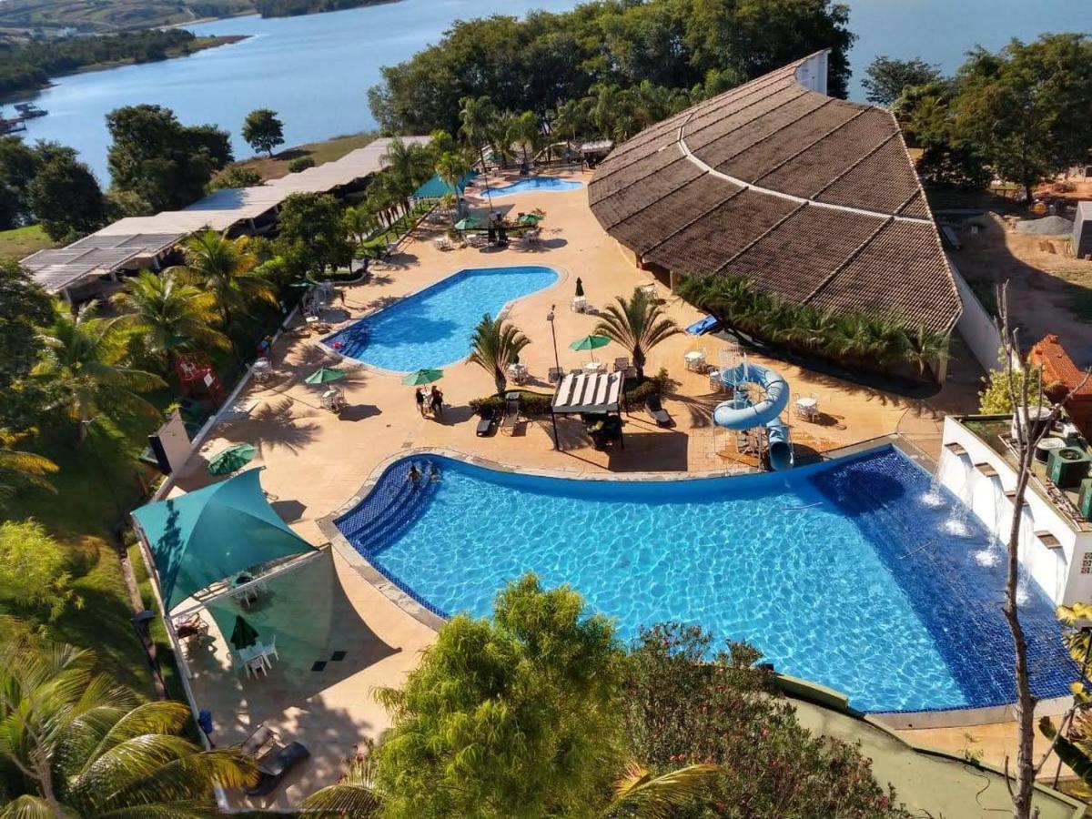 Enseada Nautico Apart Flat I Vista Para O Lago Corumba Caldas Novas Eksteriør billede