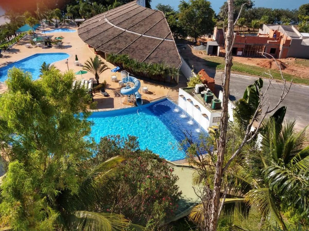 Enseada Nautico Apart Flat I Vista Para O Lago Corumba Caldas Novas Eksteriør billede