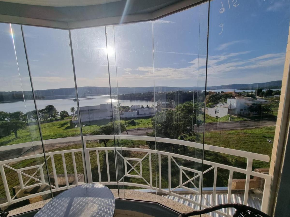 Enseada Nautico Apart Flat I Vista Para O Lago Corumba Caldas Novas Eksteriør billede