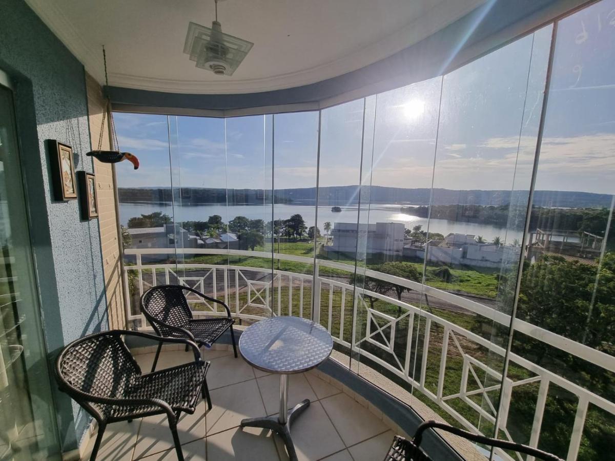 Enseada Nautico Apart Flat I Vista Para O Lago Corumba Caldas Novas Eksteriør billede
