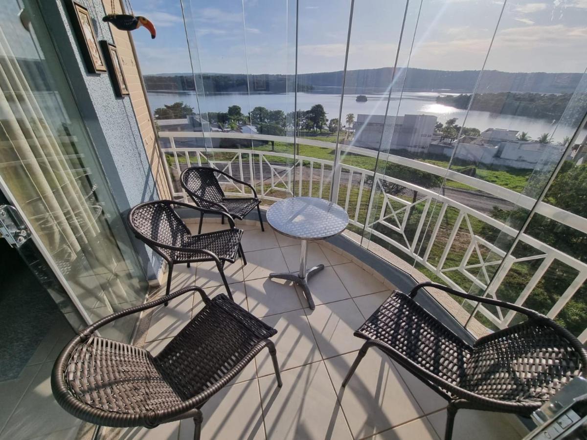 Enseada Nautico Apart Flat I Vista Para O Lago Corumba Caldas Novas Eksteriør billede